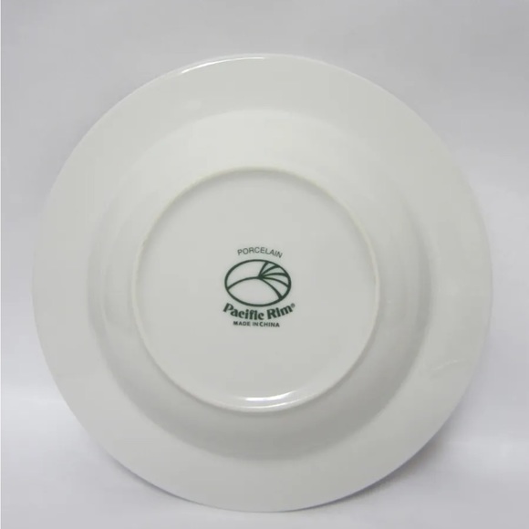 Pacific Rim red plaid soup cereal bowl set of 2 Holiday Christmas China dishes - Picture 8 of 11